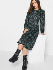 PixieGirl Petite Black Longsleeve Dress - Image 3 of 4
