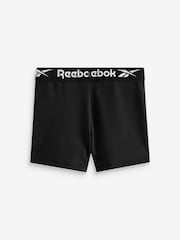 Reebok Black Logo Tape Shorts - Image 6 of 7