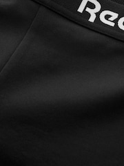 Reebok Black Logo Tape Shorts - Image 7 of 7