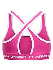 Under Armour Pink Crossback Mid Support Bra - Image 2 of 2