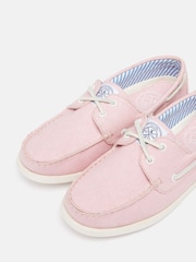 Joules Joules X Chatham Pink Jetty Deck Shoes - Image 6 of 7