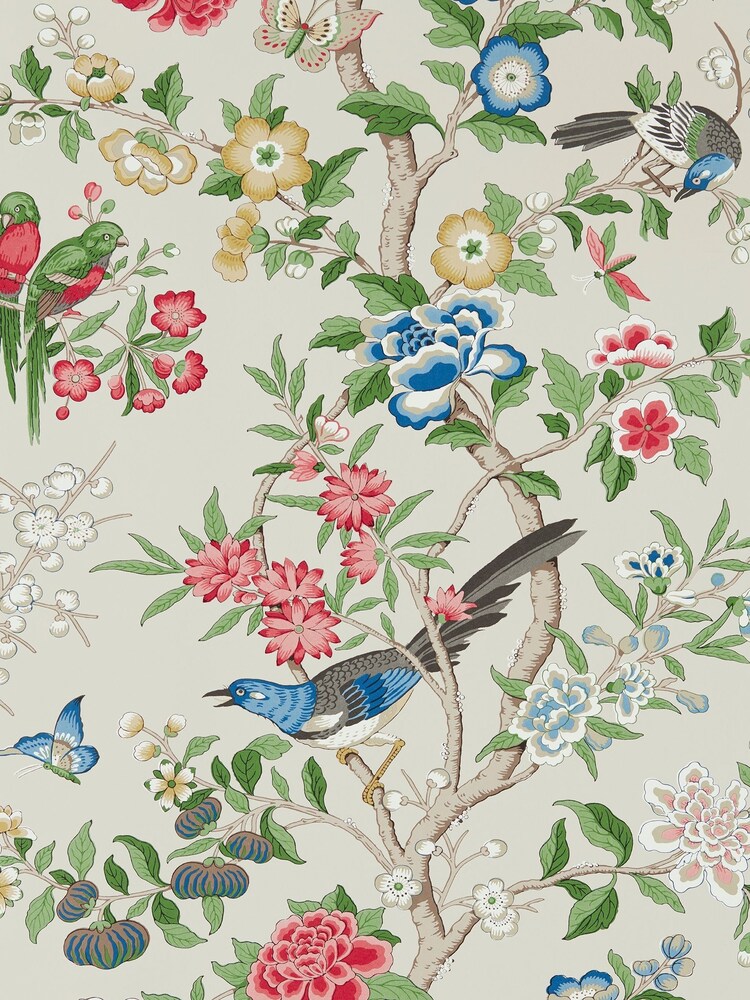 Sanderson Natural Chinoiserie Hall 10.05M Wallpaper - Image 1 of 1
