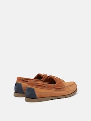 Joules Joules X Chatham Brown Boardwalk Deck Shoes - Image 3 of 6