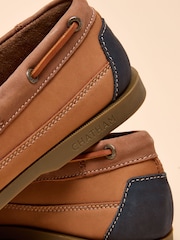 Joules Joules X Chatham Brown Boardwalk Deck Shoes - Image 7 of 7