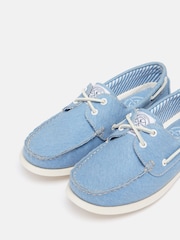 Joules Joules X Chatham Blue Jetty Deck Shoes - Image 6 of 7
