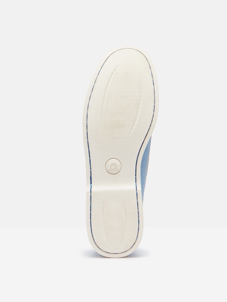 Joules Joules X Chatham Blue Jetty Deck Shoes - Image 7 of 7