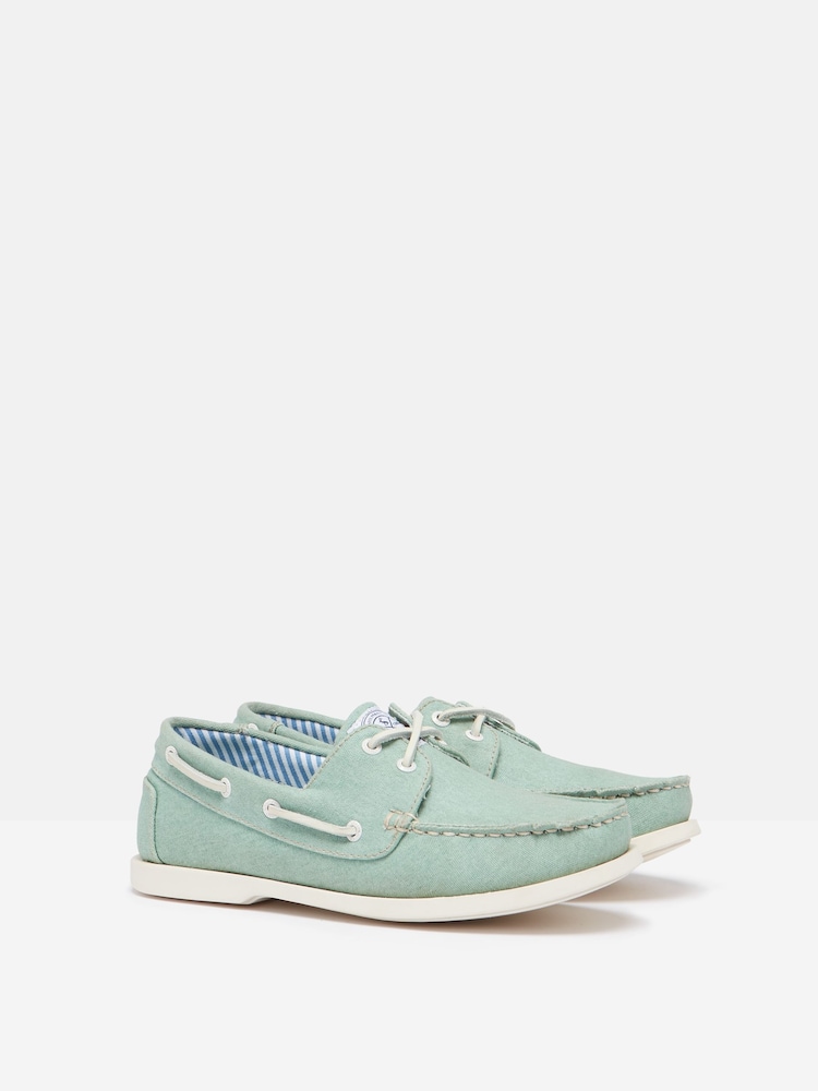 Joules Joules X Chatham Green Jetty Deck Shoes - Image 2 of 7