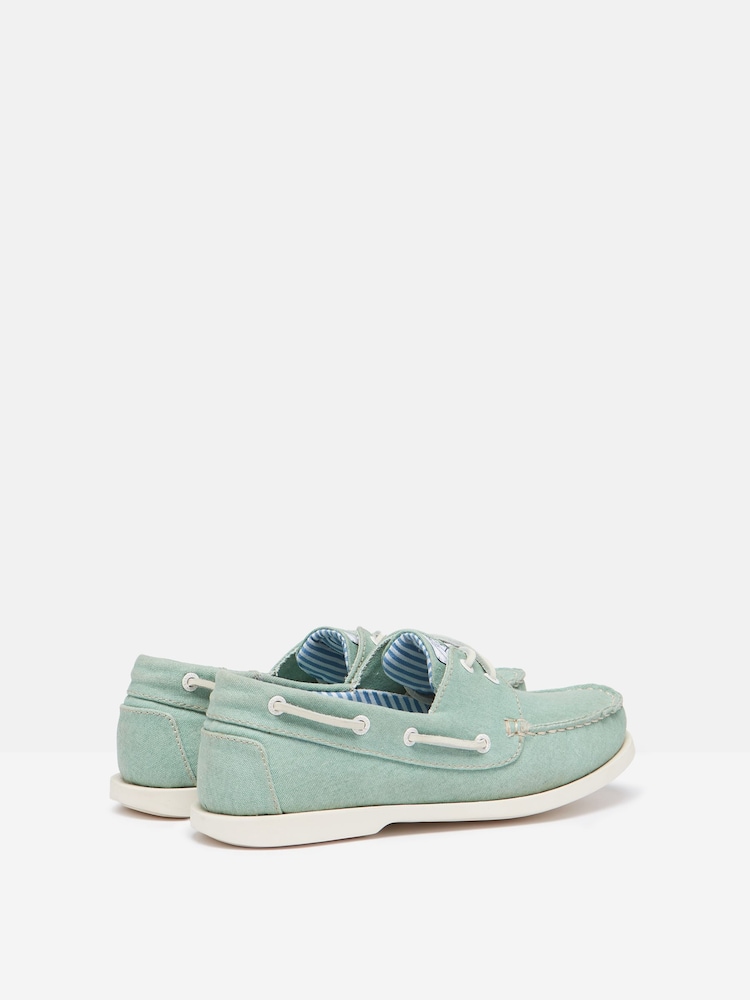Joules Joules X Chatham Green Jetty Deck Shoes - Image 4 of 7