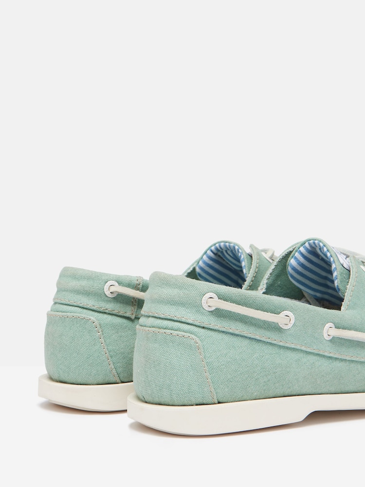 Joules Joules X Chatham Green Jetty Deck Shoes - Image 6 of 7