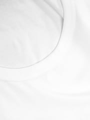 White 100% Cotton Vests 5 Pack - Image 8 of 8