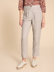 White Stuff Natural Rowena 100% Linen Trousers - Image 1 of 7