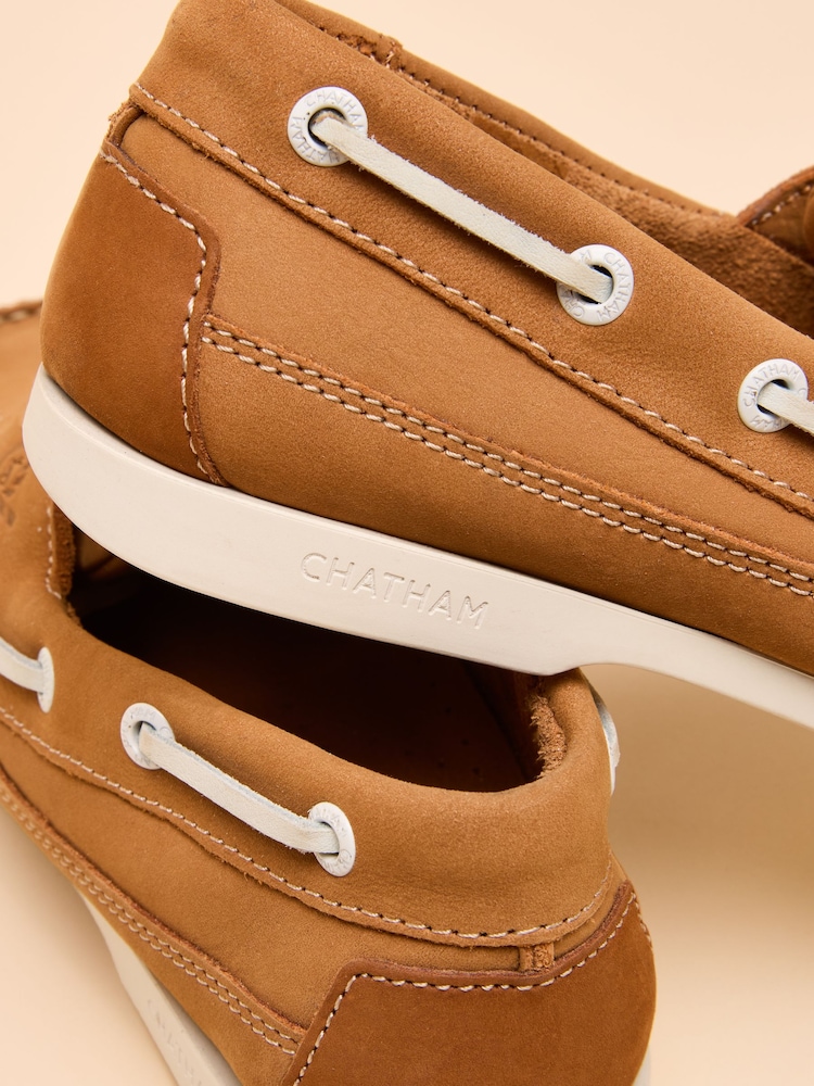 Joules Joules X Chatham Brown Pier Deck Shoes - Image 7 of 7