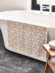 Natural Geo 100% Cotton Towel - Image 3 of 4