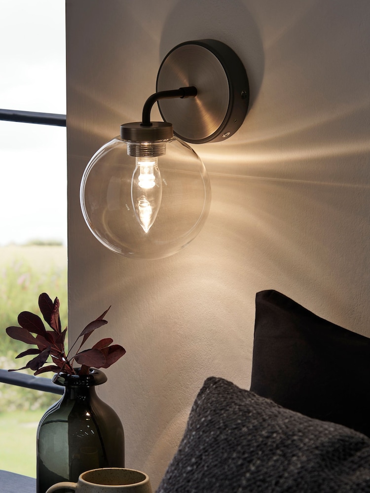 Black Jackson Rechargeable Wireless Wall Light - Image 1 of 6