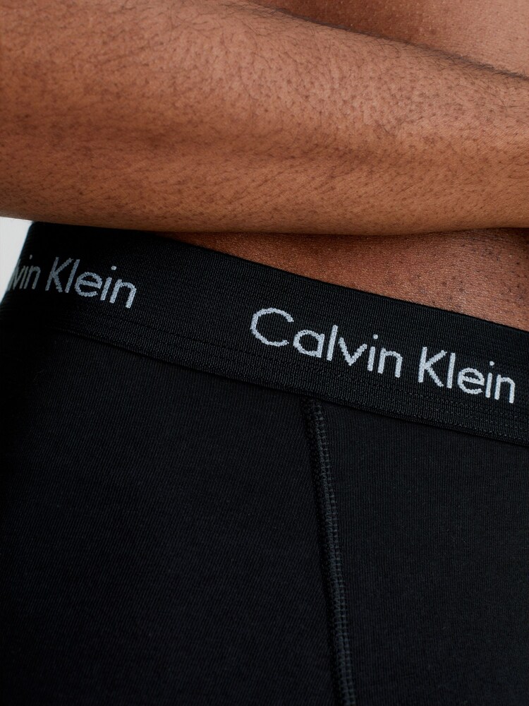 Calvin Klein Black Classic Stretch Trunks 3 Pack Boxers - Image 4 of 4 Calvin Klein Black Classic Stretch Trunks 3 Pack Boxers - Image 4 of 4