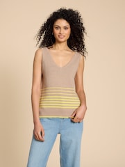 White Stuff Natural Lily Vest - Image 1 of 7