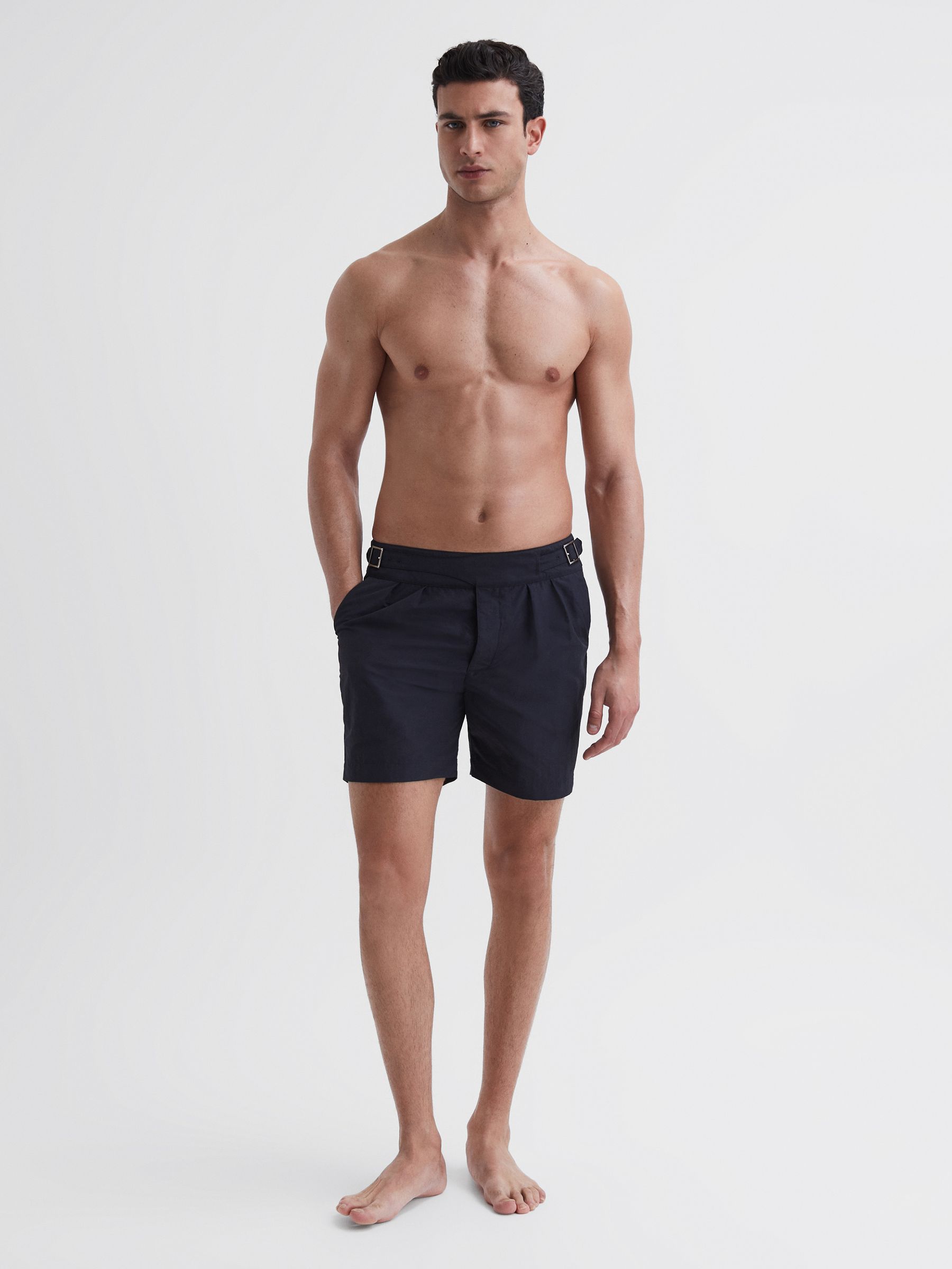 Hemingsworth Kulbir Front Pleat Swim Shorts