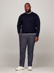 Tommy Hilfiger Blue Big And Tall Cashmere Blend Sweater - Image 3 of 8