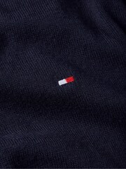 Tommy Hilfiger Blue Big And Tall Cashmere Blend Sweater - Image 6 of 8