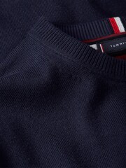 Tommy Hilfiger Blue Big And Tall Cashmere Blend Sweater - Image 7 of 8