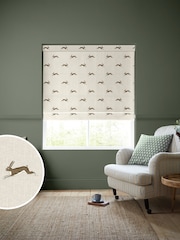 Emily Bond Natural 100% Cotton Alice Made to Measure Roman Blinds - Image 1 of 6