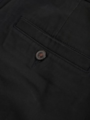 Negro - Corte slim - Pantalones cortos chinos elásticos - Imagen 6 de 8