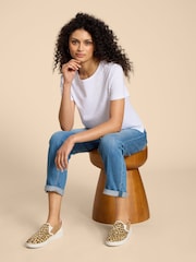 Blanco - White Stuff Abbie 100% Cotton T-Shirt - Imagen 3 de 7