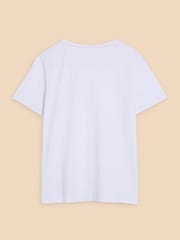 Blanco - White Stuff Abbie 100% Cotton T-Shirt - Imagen 6 de 7
