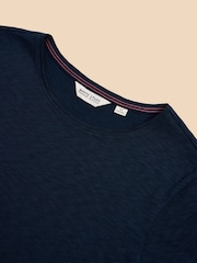 Azul - White Stuff Abbie 100% Cotton T-Shirt - Imagen 7 de 7