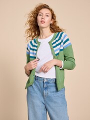 White Stuff Green Lulu Cardigan - Image 3 of 7