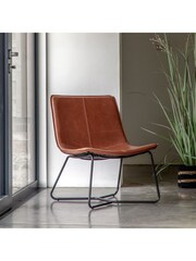 Gallery Home Brown Texas Lounge Chair - Image 1 of 8