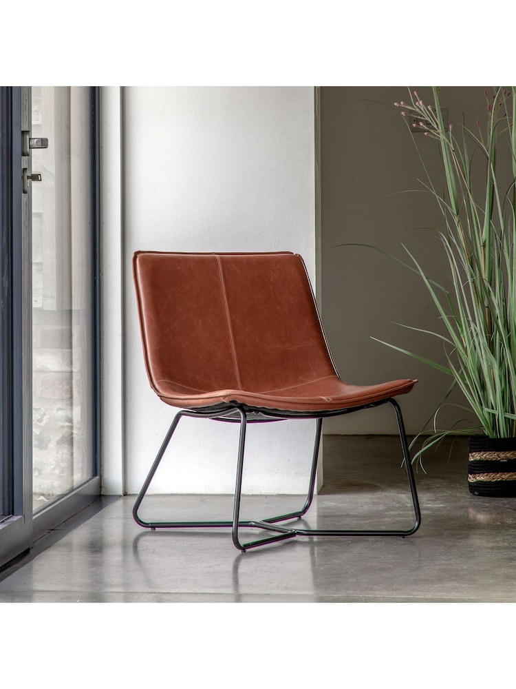 Gallery Home Brown Texas Lounge Chair - Image 1 of 8