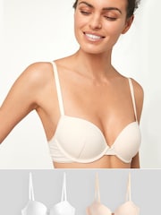 Nude/White Teen Underwire Light Pad Bras 2 Pack - Image 1 of 8
