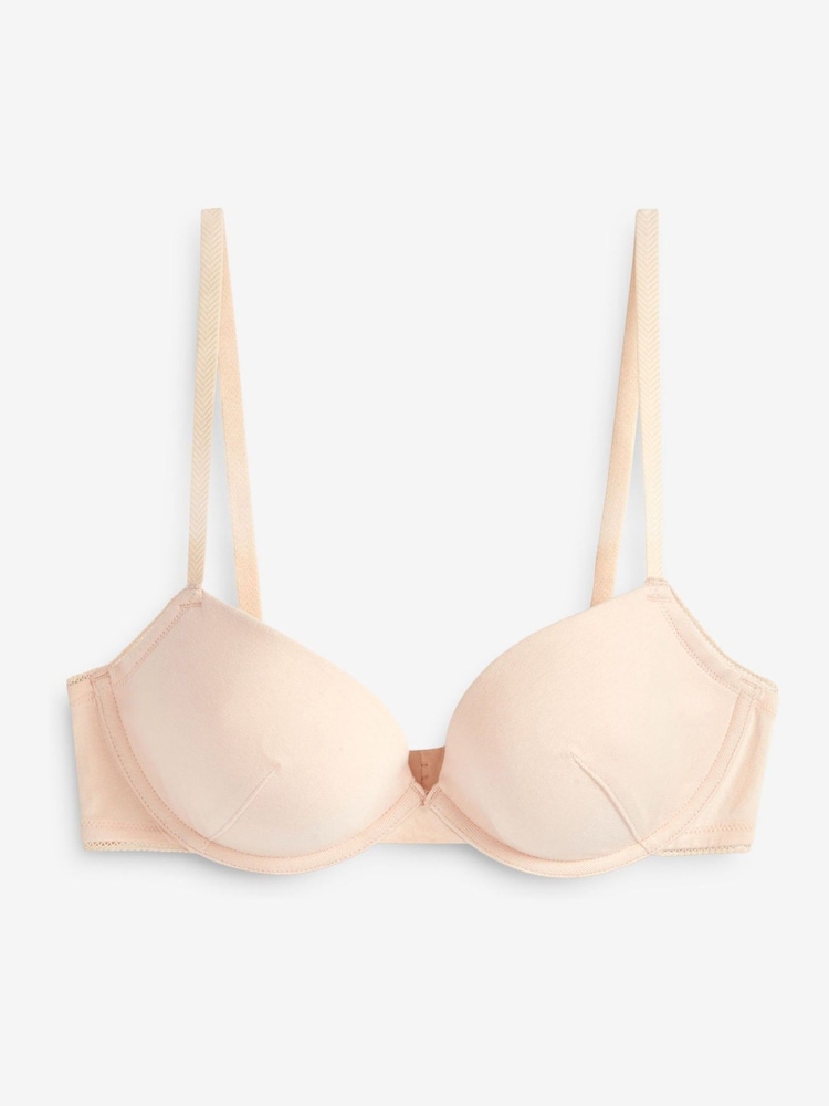 Nude/White Teen Underwire Light Pad Bras 2 Pack - Image 7 of 8