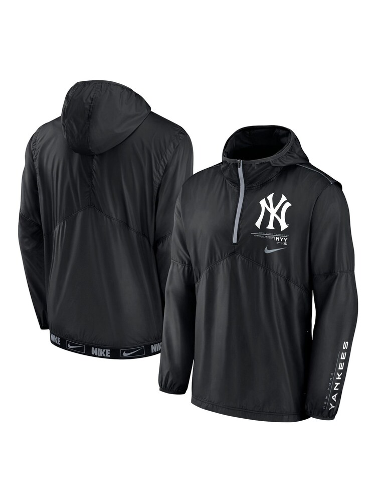 Nike Black New York Yankees Night Game Half Zip Jacket - Image 1 of 3