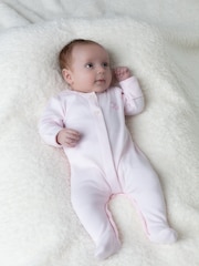 Emile et Rose Pink 100% Cotton All in One, Body Vest & Toy gift set - Image 3 of 3
