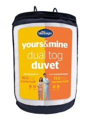 Silentnight Dual Temperature 'Yours & Mine' Hollowfibre Duvet - Image 3 of 4