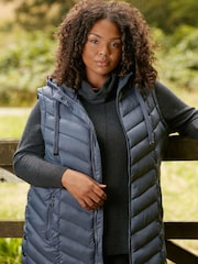 Live Unlimited Grey Curve Popper Gilet - Image 4 of 6