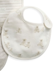 Mamas & Papas Elephant 100% Cotton Bibs 3 Packs Set - Image 2 of 4