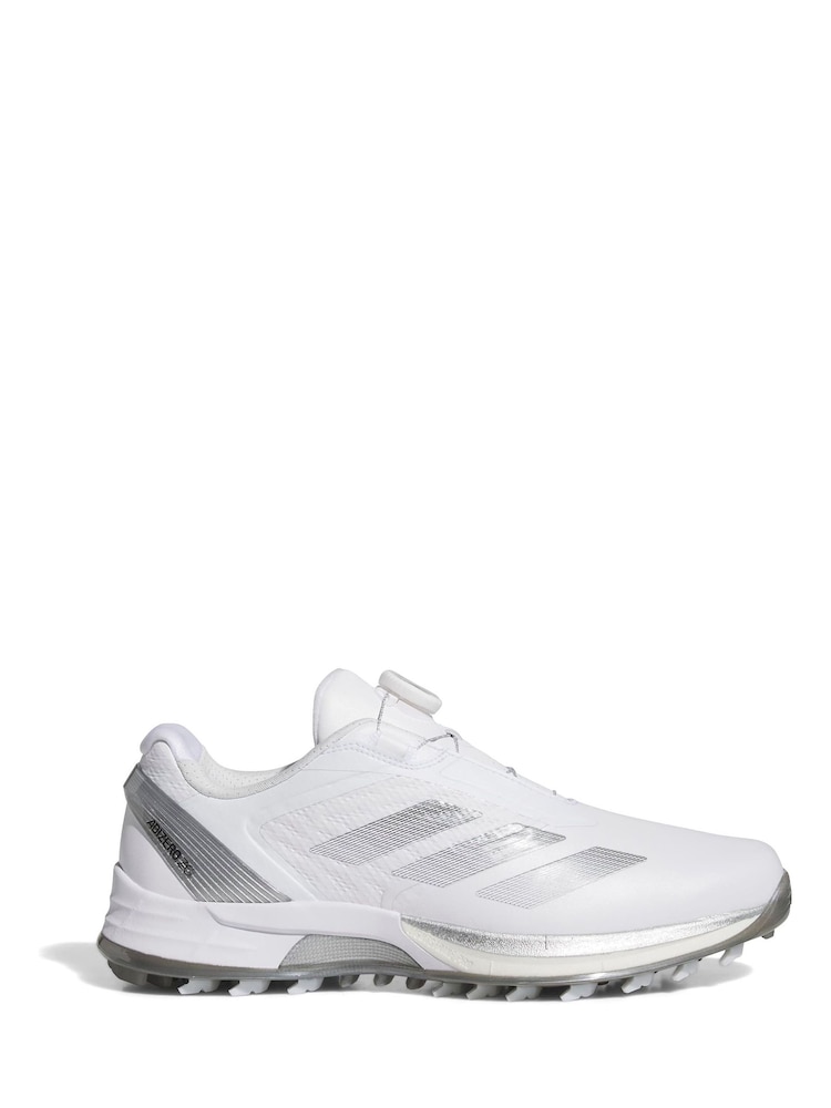 Adidas Golf White Adizero ZG Low Shoes - Image 2 of 8 Adidas Golf White Adizero ZG Low Shoes - Image 2 of 8