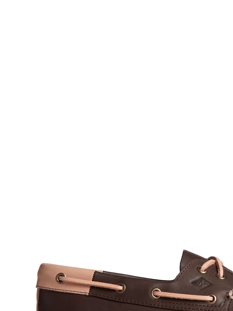 Sperry A/O 2-Eye Vegetable Re-Tan Brown Shoes - Image 1 of 4 Sperry A/O 2-Eye Vegetable Re-Tan Brown Shoes - Image 1 of 4