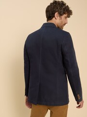 White Stuff Blue 100% Cotton Chiltern Blazer - Image 2 of 7