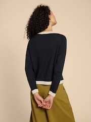 White Stuff Black Charlotte Cardigan - Image 3 of 7