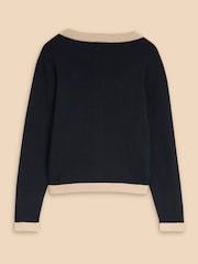 White Stuff Black Charlotte Cardigan - Image 6 of 7