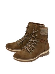 Lotus Brown Zip-Up Ankle Boots - Image 2 of 4