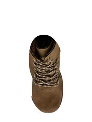 Lotus Brown Zip-Up Ankle Boots - Image 4 of 4