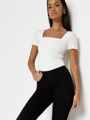 Черный - River Island джинсы скинни с завышенной талией - Изображение 3 из 5