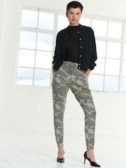 Camouflage Cargo Jersey Joggers - Image 1 of 7