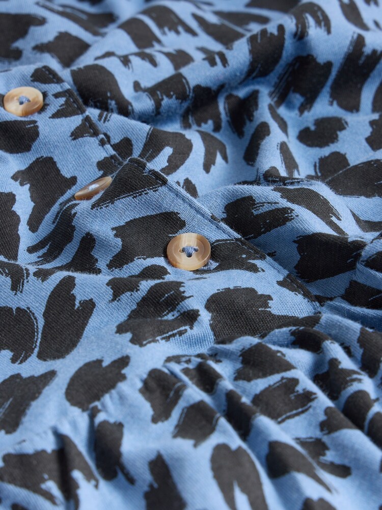 White Stuff Blue Petite Naya Jersey Dress - Image 7 of 7
