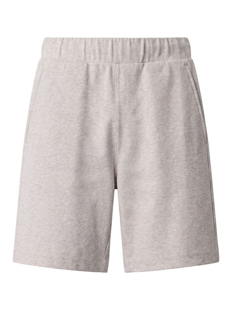Calvin Klein Grey Performance Double-Knit Gym Shorts - Image 6 of 6 Calvin Klein Grey Performance Double-Knit Gym Shorts - Image 6 of 6